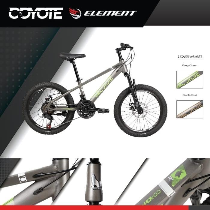 Sepeda Gunung Anak Coyote MTB 20 inch Discbrake