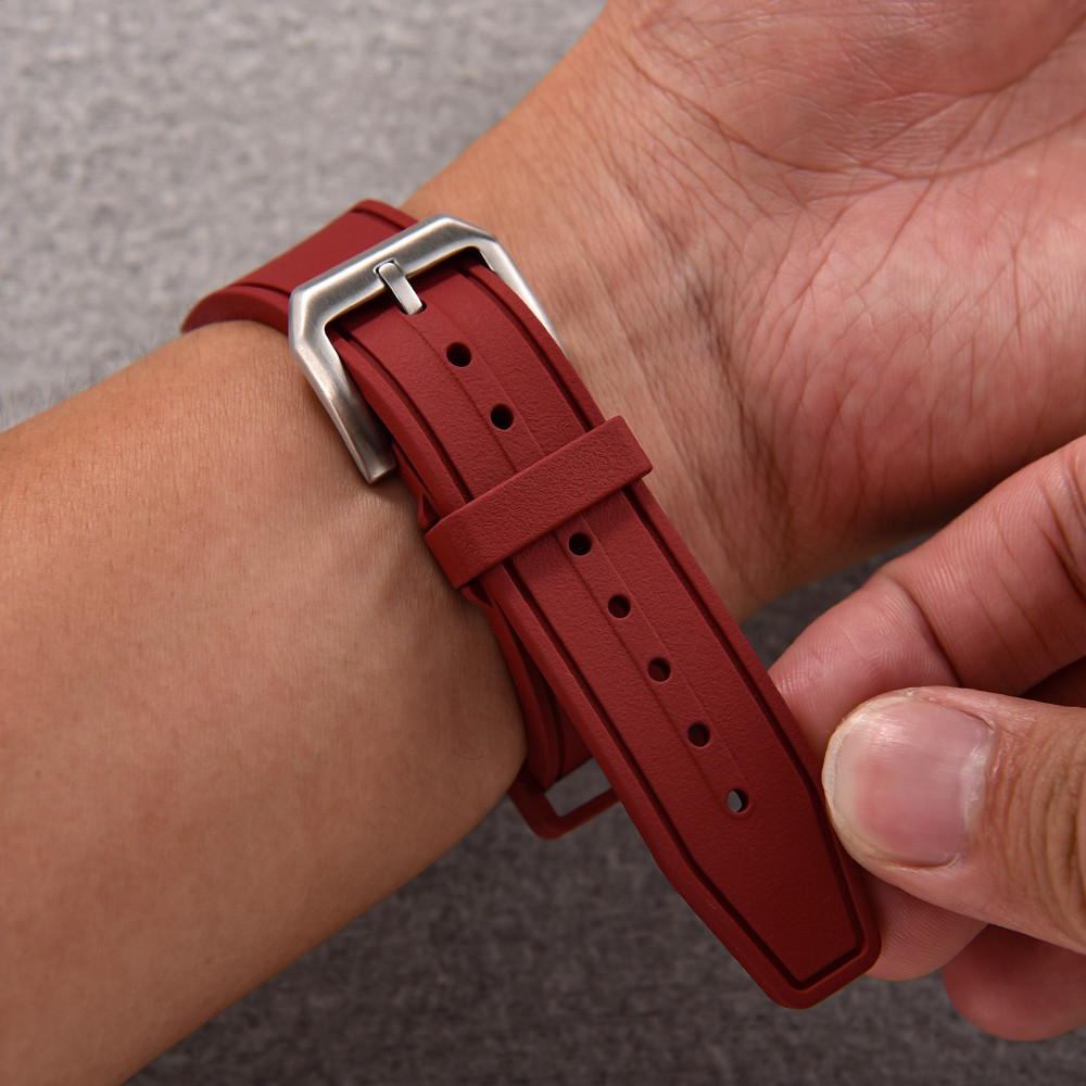 FKM Rubber Strap for IWC Big Pilot Mark Portugieser TOP GUN 20mm21mm 22mm Quick Release Strap Diving