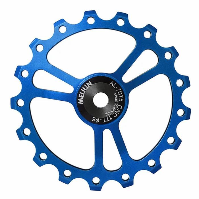 Meijun Pulley 17T Ceramic Bearing Pulley Rd Sepeda Ceramic Oversize