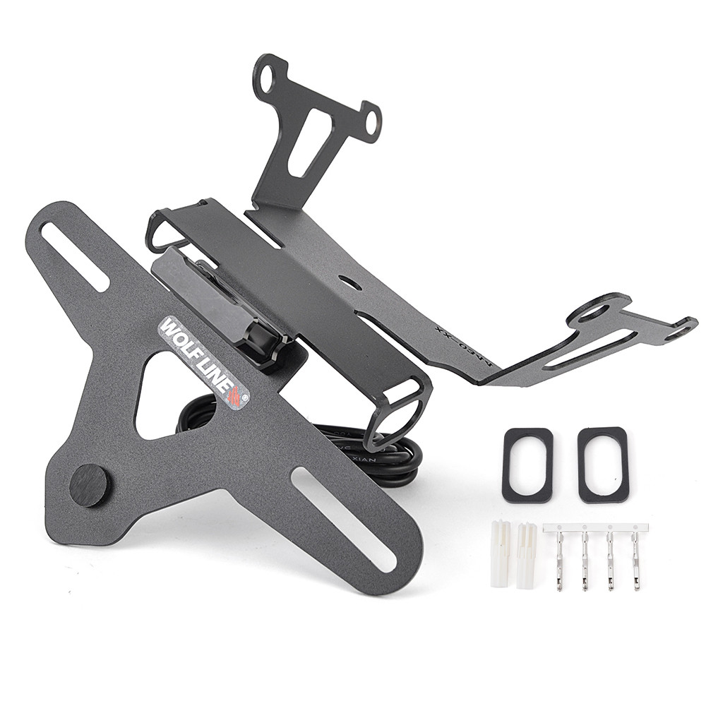 FOR HONDA CB650R CBR650R 2024 2025 CB CBR 650R MOTORCYCLE LICENSE PLATE HOLDER TAIL LIGHT BRACKET