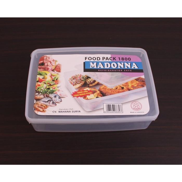 (ISI 12 PCS)KOTAK MAKANAN 2800/FOOD PACK MADONA 2800 DAN 1800 Plastik