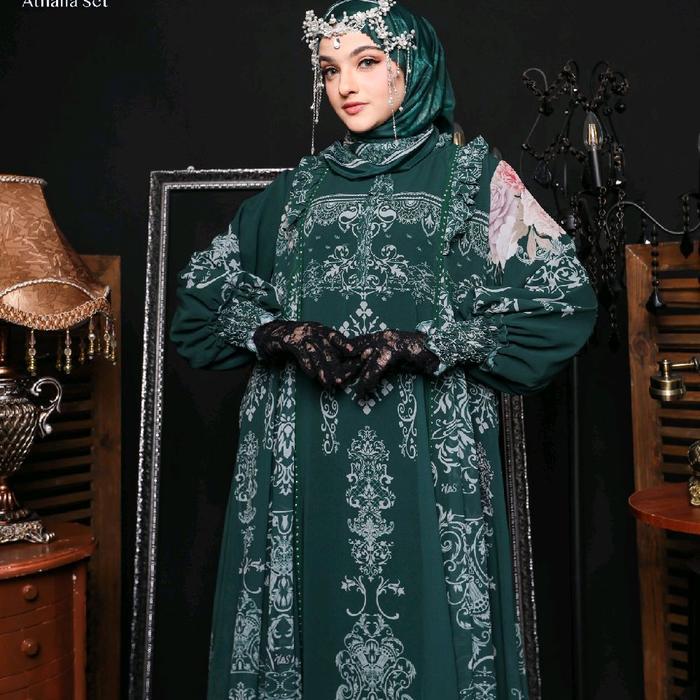gamis dress athalia set by ivasproduction