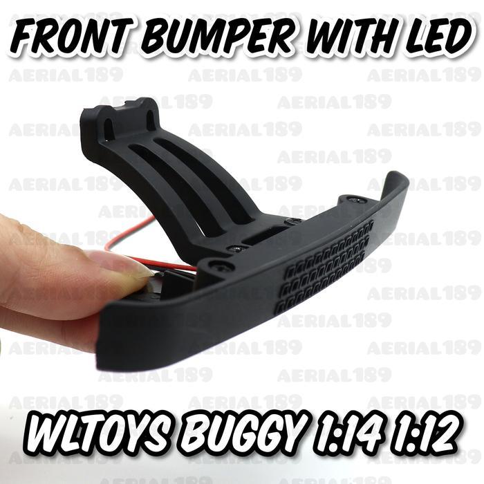 HRG DISKON front bumper depan RC wltoys 1/14 1/12 144010 124007 124017 124019 WL
