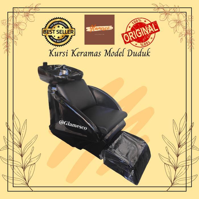 Kursi Keramas Model Duduk + Injakan Kaki/Washbak cuci rambut