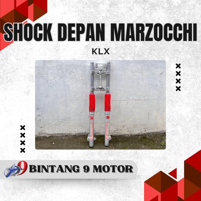 SHOCK DEPAN MARZOCCHI KLX FULL CNC AS 41-BINTANG SEMBILAN MOTOR