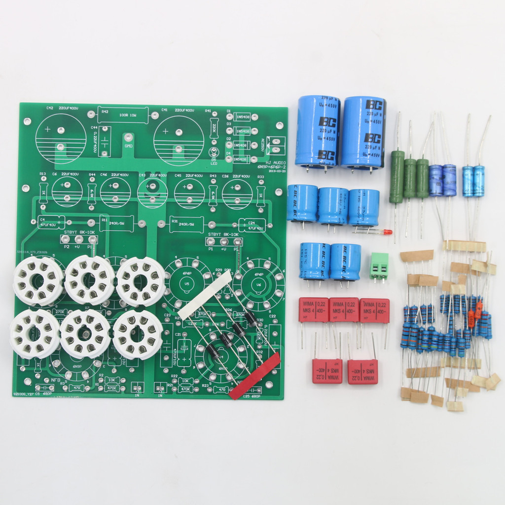 HiFi 6N9P+6P6P Tube Stereo Amplifier Board PP Push-Pull Power Amp Kit 12W