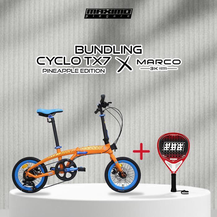 new MAXIMO Piegare Sepeda Lipat Cyclo SpongeBob - Pineapple Edition Outdoor