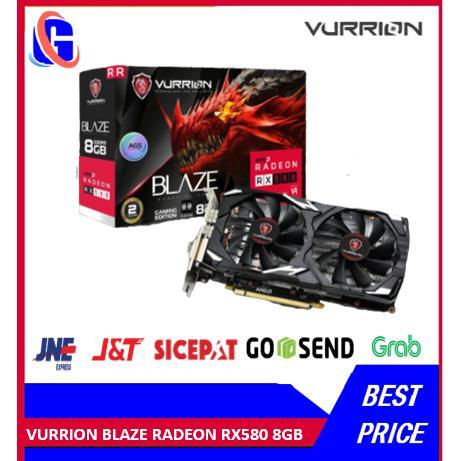 VURRION BLAZE RADEON RX580 8GB RX 580 8G RX-580 8GB AMD RADEON - Hitam