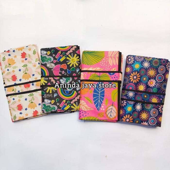 Promo Tikar Microsatin 120X150Cm Tikar Motif Tikar Lipat Piknik Tikar Piknik Portable Tikar Anti Air