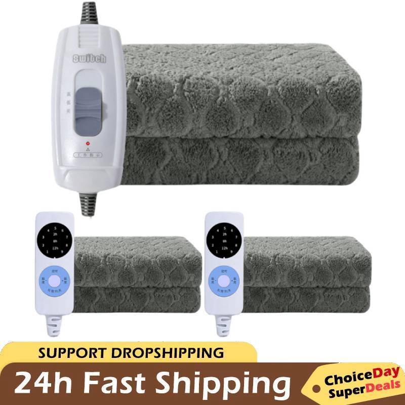 Plush Electric Blanket Double Single Velvet ligent Blanket Comfy Smart Electric Blanket