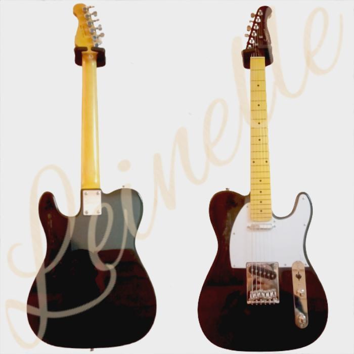 Scorpion DT-130/ST-130 Gitar Elektrik Model Telecaster - Hitam