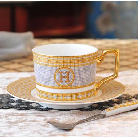 Promo Spesial Hermes Mug / Hermes Tea Mug / Hermes Plate / Perlengkapan Set Makan H