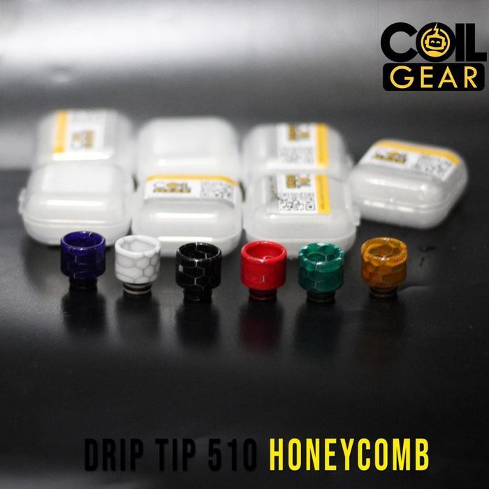 UA DRIPTIP 510 HONEYCOMB VERSION BY COIL GEAR