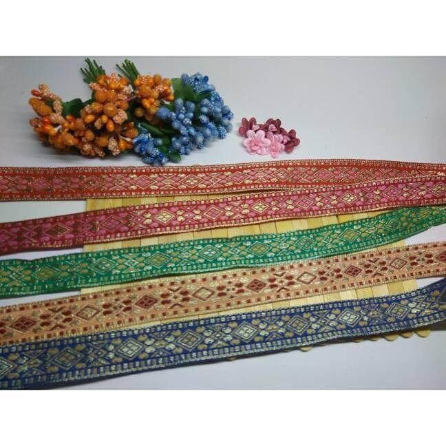 RENDA BORDIR INDIA UKURAN 2CM