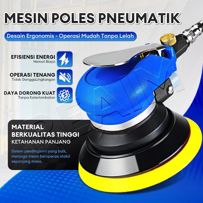 SALE REAIM Air Orbital Sander 12000 rpm, Sander Orbital 5 Inch, Mesin Amplas Orbital dengan