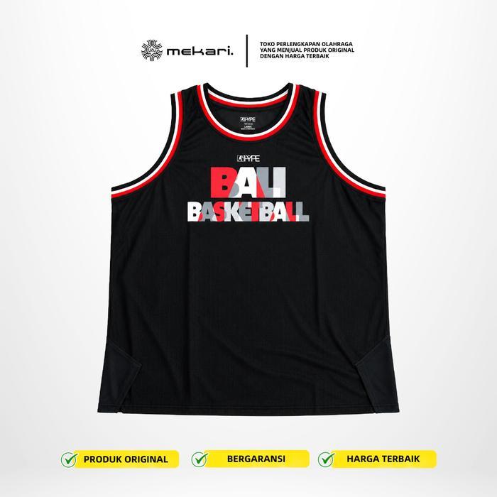 Jersey Basketball Hype - Hype Bali Basketball Black Jersey Sport