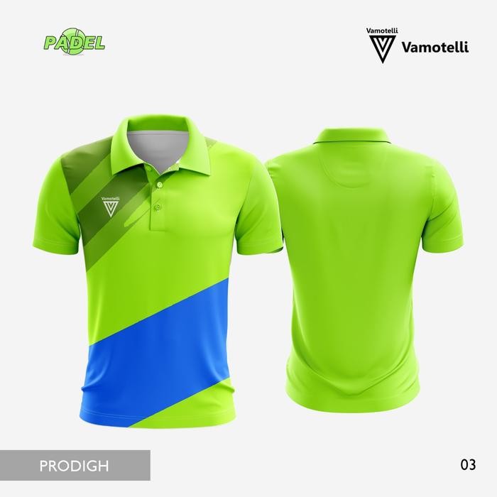 Vamotelli Kaos Polo Padel Dryfit Premium Jersey Padel Tennis