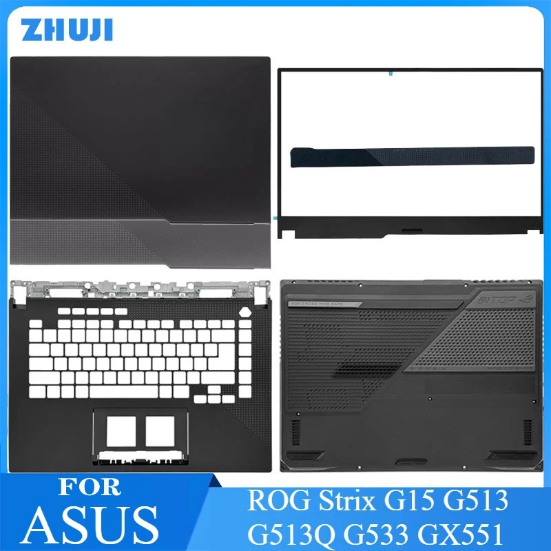 Casing Laptop New For ASUS ROG Strix G15 G513 G513Q G533 GX551 Laptop LCD Back Cover Palmrest Bottom