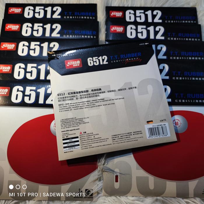 Karet Pingpong Tenis Meja Dhs 6512 Karet Buat Spiner Gak An