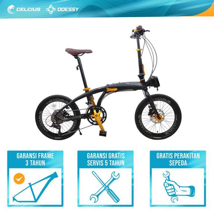 SEPEDA LIPAT ODESSY DOMS FRAME ALLOY - 18 SPEED