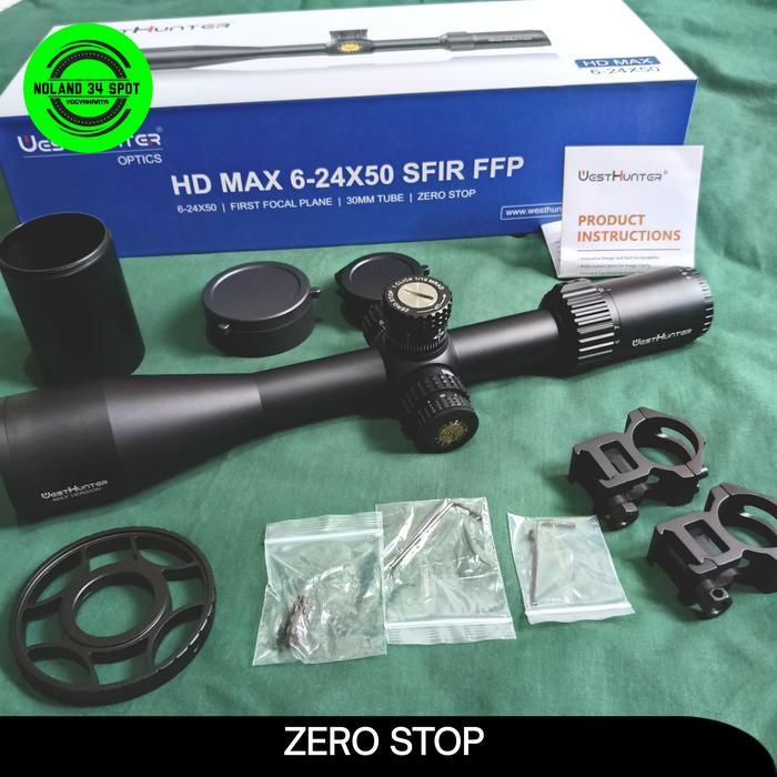 Telescope Westhunter Hd Max 6-24X50Sfir Ffp Zero Stop