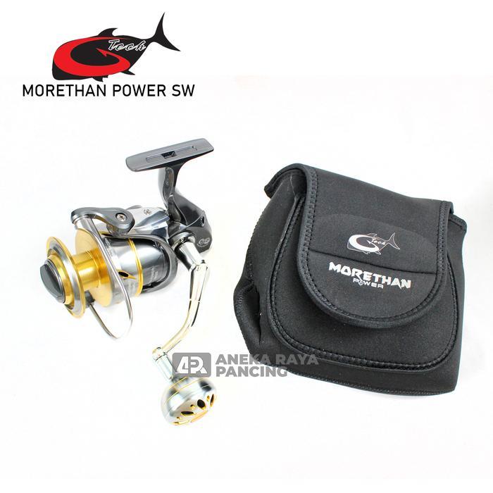 Reel G-TECH MORETHAN POWER SW 4000 s/d 10000 HG PG BGS Power Handle Metal Body Saltwater Laut Resmi