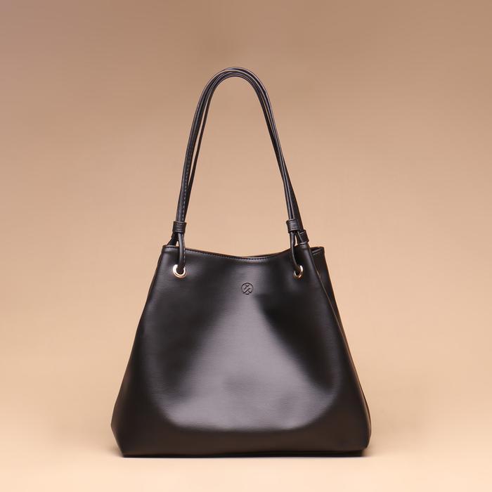 PROMO Silvertote Tas Tote Wanita Mona Black