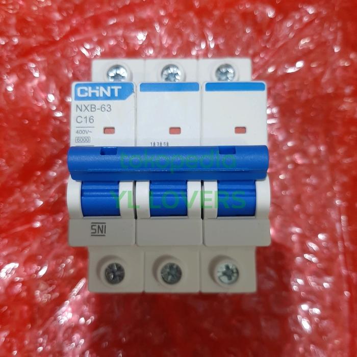 Mcb 3P 16A/Mcb Chint 3 Pas 16A/Ncb 3P 16A