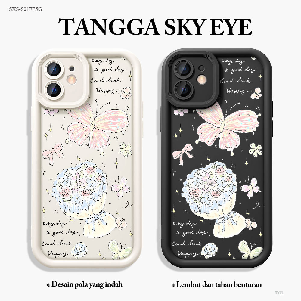 Casing Kupu-kupu Untuk For Compitable With Samsung Galaxy A07 A56 A36 A26 A16 A06 A02 A10 A72 A7 J2 