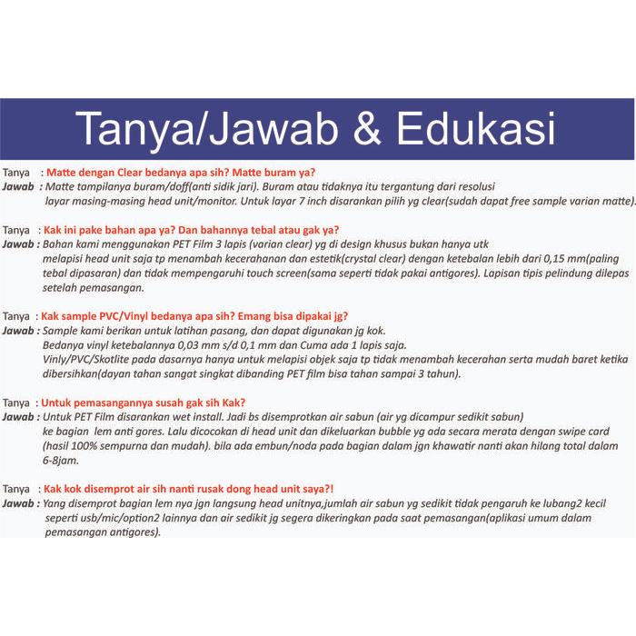 Anti Gores Head Unit Xpander Ultimate 2024