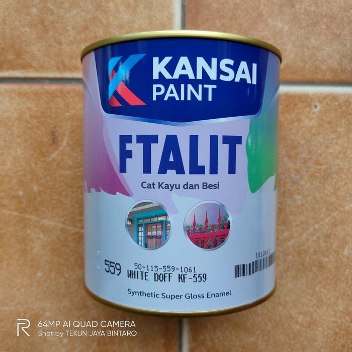 Cat Ftalit 559 White Doff 1Kg Gratisongkir