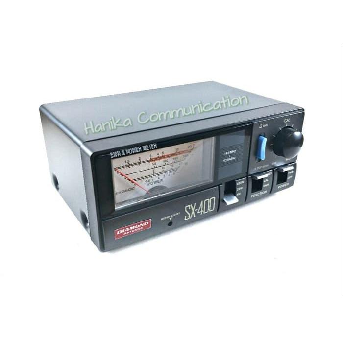 Diamond Antenna SX-400 SWR Power Meter SX400 HT Kabel Frekuensi Antena