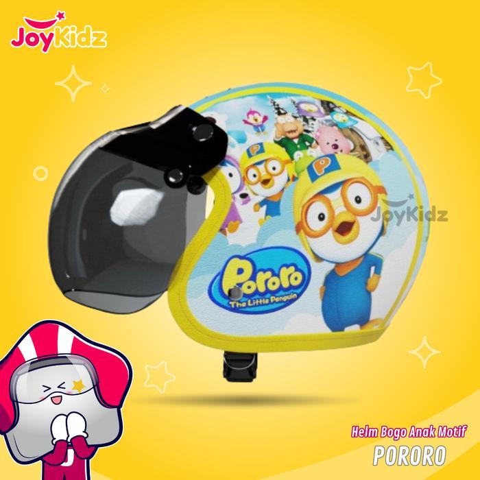 Helm Bogo Anak Motif Pororo Usia 2-6 Tahun