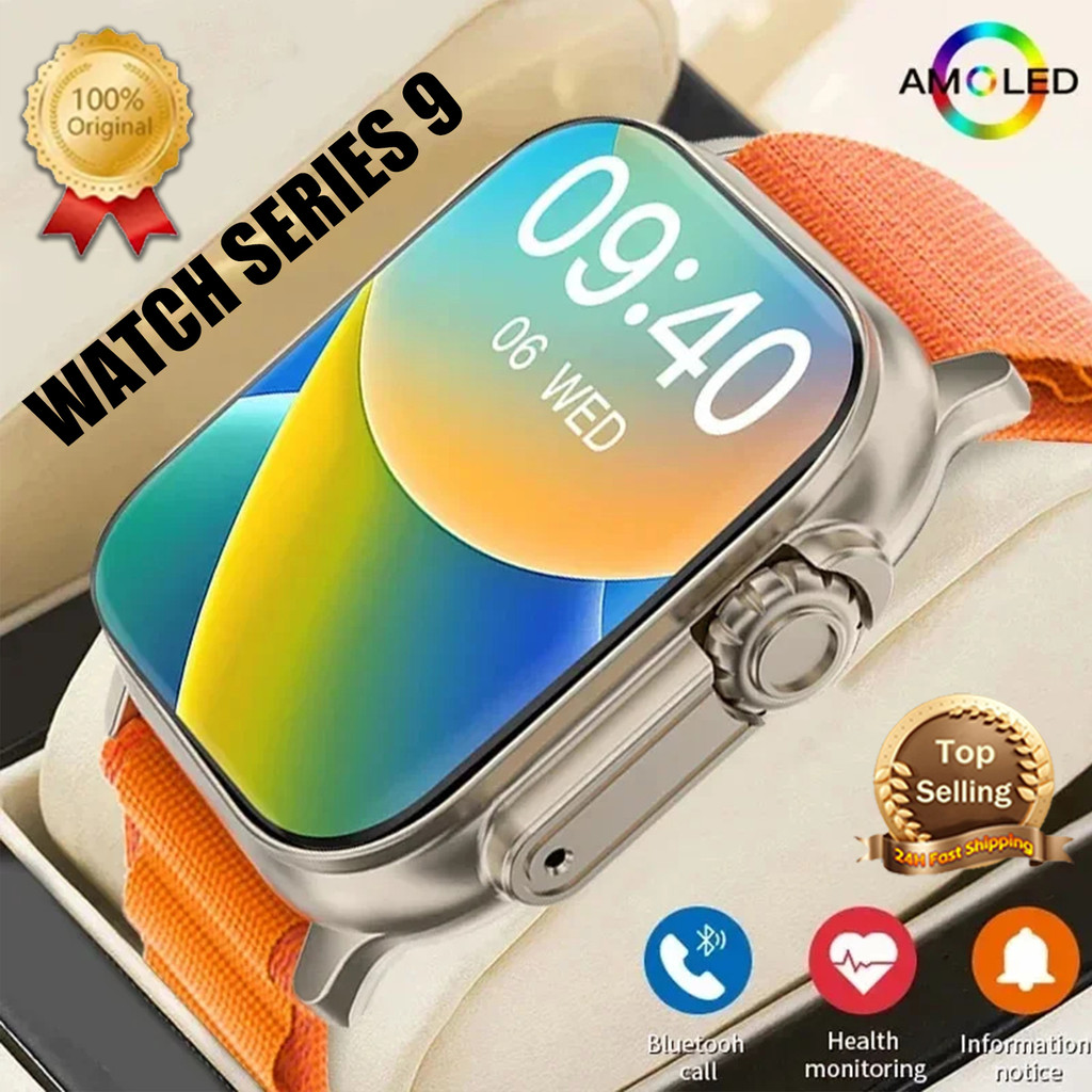 New Smart Watch 9 Ultra Gen 2 Watch Ultra IWO Watch Ultra NFC Smartwatch Series 9 Bluetooth Call 2.2