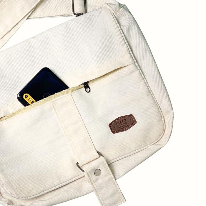 Eiger - Tas Selempang Slingbag Simple Kanvas Canvas Sling Bag Canvas Bag