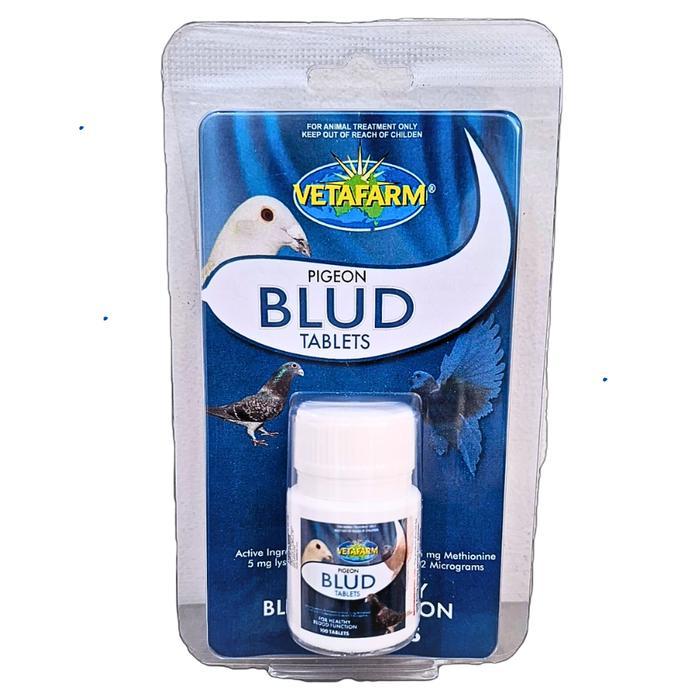 ORIGINAL BLUD TABLETS VETAFARM Vitamin Kesehatan Sel Darah Merah Burung Merpati READY STOCK