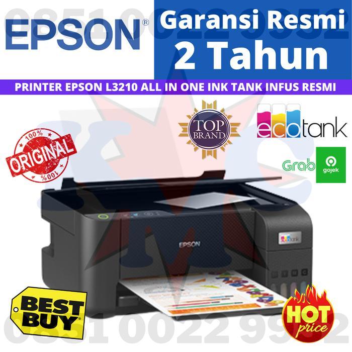 Printer Epson L3210 Print Scan Copy Pengganti L3110 Resmi Terbaru 