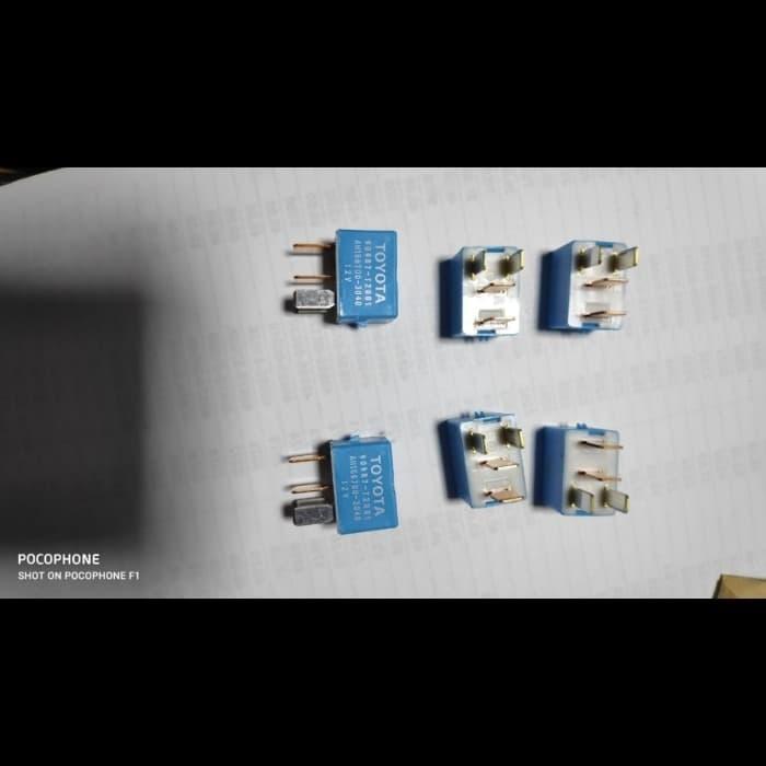 RELAY DENSO RELAY AC KAKI 4 TOYOTA ORIGINAL BEST SELLER