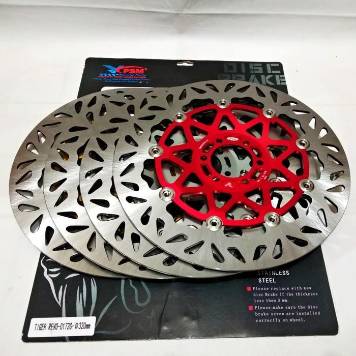 Disc Psm Cakram Tiger Revo 320Mm Floating + Breket Psm0172 Terbaru 