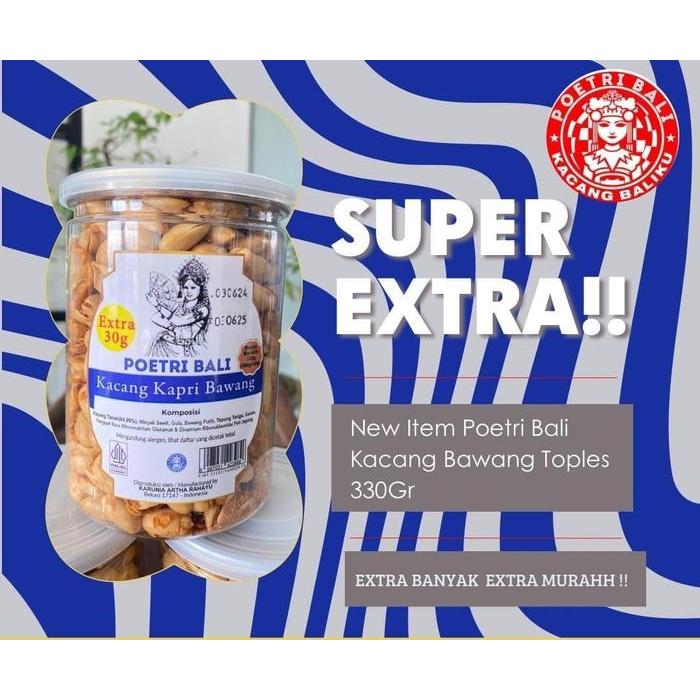 TERLARIS KACANG KAPRI BAWANG TOPLES / KACANG BALI BAWANG POETRI BALI
