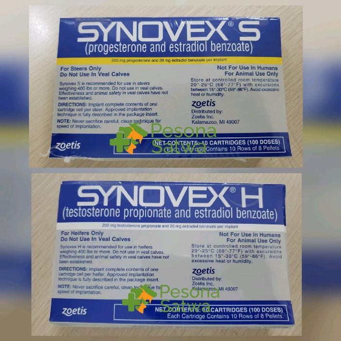 TERLARIS Zoetis Synovex S, H -Implant Sapi-