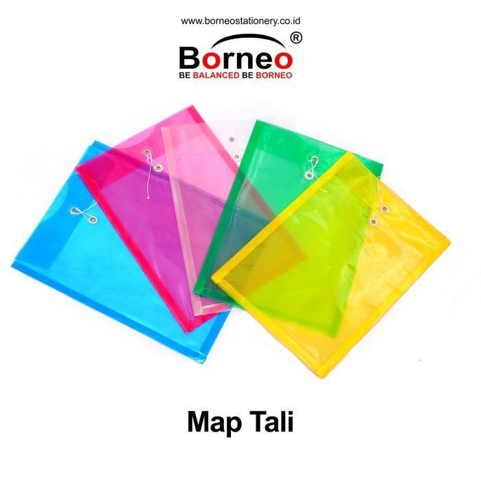 MAP PLASTIK TALI - Map Tali / Map Plastik / Clear Holder uk.A4 / Folio