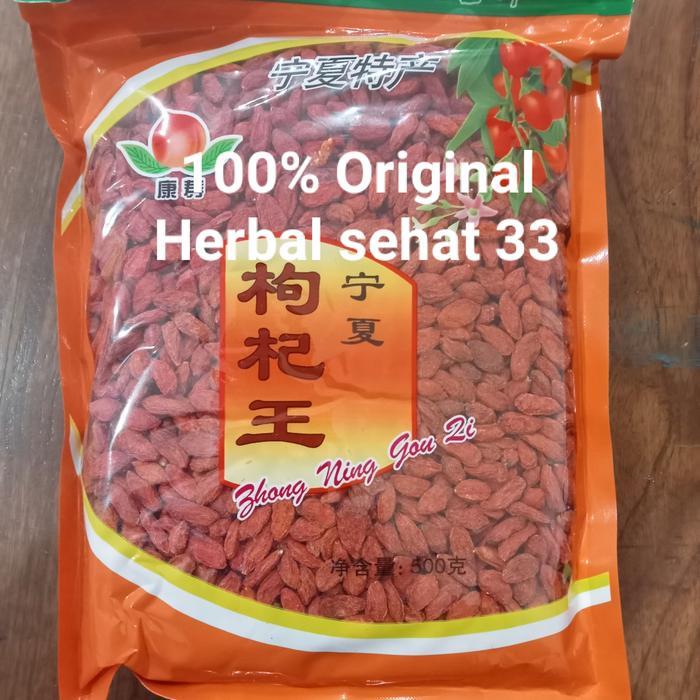 Goji Berry Kering 500 Gram Buah Kaya Antioksidan