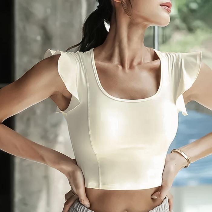 Kualitas Terbaik Moota Ailes Sport Bra Olahraga Yoga Workout Gym Baju Olahraga Wanita Crop Top
