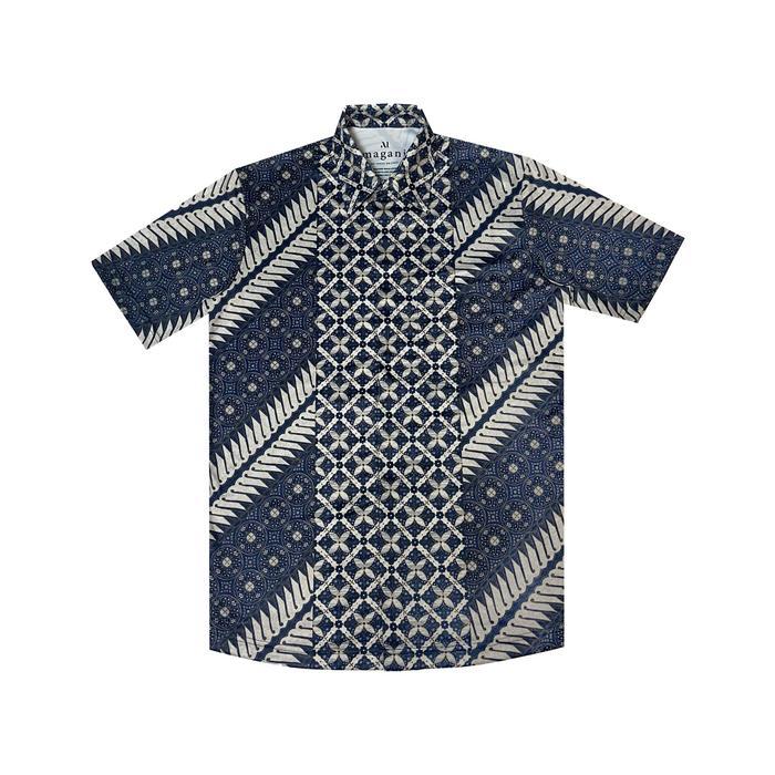 Kemeja Batik Lengan Pendek - Magani Nosweat - Parang Cakra