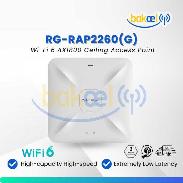 Ruijie Rg-Rap2260(G) Reyee Wifi 6 Ax1800 Poe Ceiling Access Point Rap2260G Rap2260 G