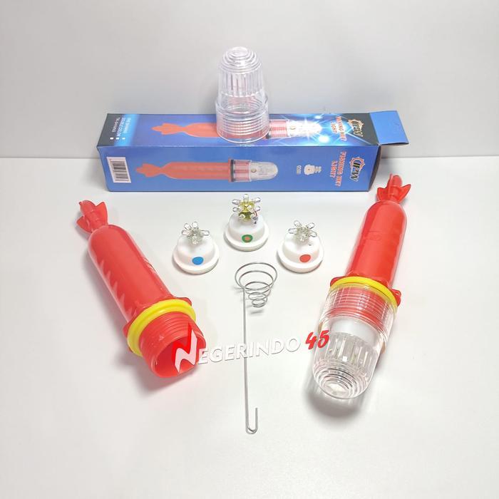 NEW TORPEDO LIGHT LED / LAMPU TORPEDO / LAMPU KLIP NELAYAN WARNA WARNI