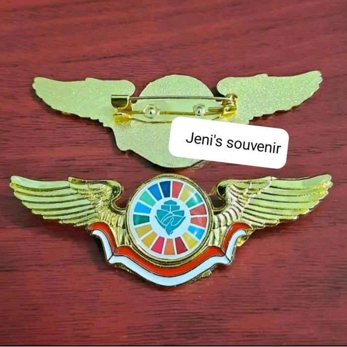 Pin SDGs model wing terbaru - pin sdgs elegan Magnet