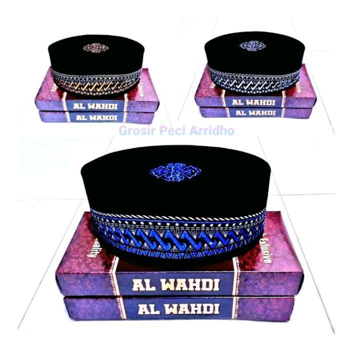 Peci hitam motif murah songkok nasional