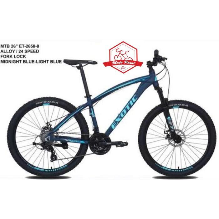 Mtb 26 Pacific Exotic ET 2658 Alloy Shimano 24 Speed Disc Brake